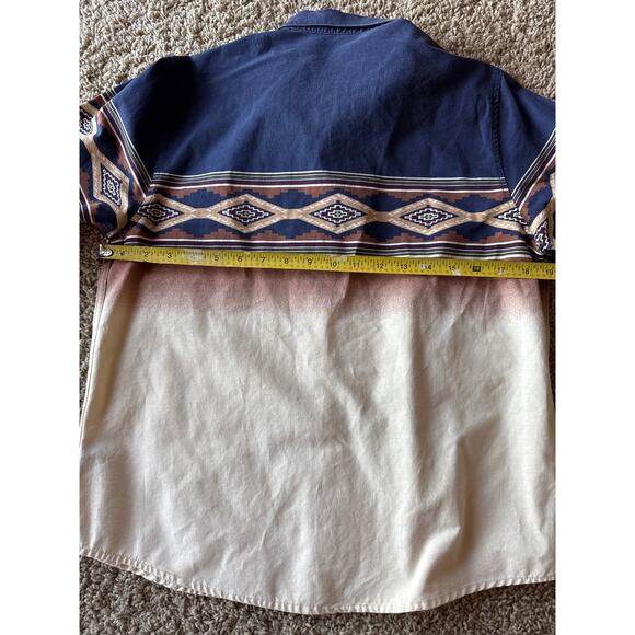 Vintage Panhandle Slim Brooks & Dunn M Women’s Santa Fe Western Button Up - Picture 5 of 7